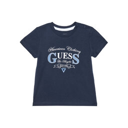 Guess Guess Marškinėliai N5YI20 K8HM4 Tamsiai mėlyna Regular Fit
