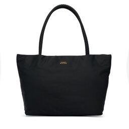Tommy Hilfiger Handtasche Tommy Hilfiger Th Marina Hobo/Tote Nylon AW0AW18862 Schwarz