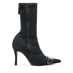 Diesel Botki Diesel 95mm D-Venus Y03413P6078 Czarny