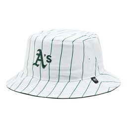 47 Brand Cappellino 47 Brand MLB Oakland Athletics Pinstriped '47 BUCKET B-PINSD18PTF-DG Dark Green