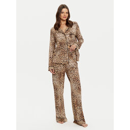 Guess Guess Pidžama O5RX08 KCIN2 Smeđa Regular Fit