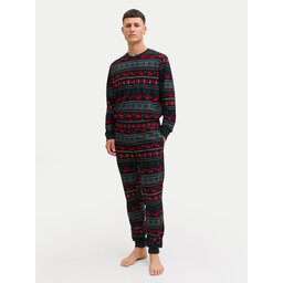 Jack & Jones Jack & Jones Pizsama Tristan 12285375 Fekete Loose Fit