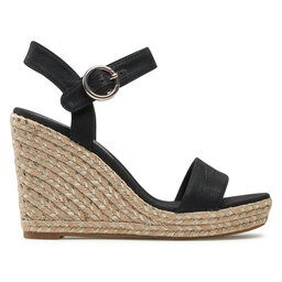 

Еспадрильї Tommy Hilfiger Th Signature High Wedge Sandal FW0FW05613 Black BDS, Чорний
