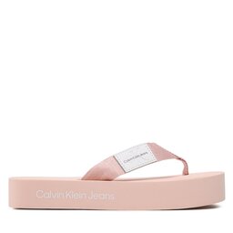 

В'єтнамки Calvin Klein Jeans Flatform Flipflop YW0YW00993 Peach Blush 0JW, Рожевий