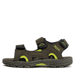 

Босоніжки Kappa 260373K Army/Lime 3133, Зелений