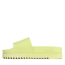 

Шльопанці Tommy Jeans Elev Fltfrm Pl Sld EN0EN02110 Light Citrus MSA, Зелений