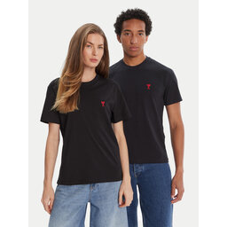 AMI PARIS AMI PARIS Póló BFUTS035.724 Fekete Regular Fit