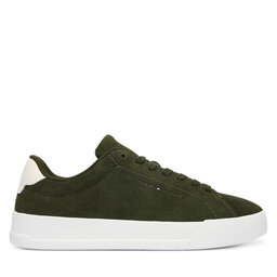 Tommy Hilfiger Sneakers Tommy Hilfiger Th Court Core Suede FM0FM05716 Grün