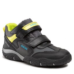 Geox Зимни обувки Geox J Baltic B.B Abx A J2642A 050BU C0802 D Black/Lime