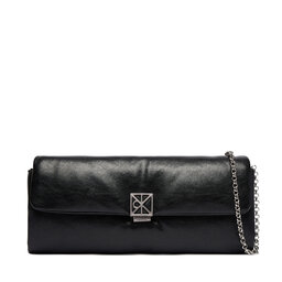 Calvin Klein Handtasche Calvin Klein Emblem Hw Padded Clutch LV04F1240G Schwarz