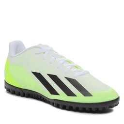 adidas Cipő adidas X Crazyfast.4 Turf Boots IE1583 Ftwwht/Cblack/Luclem