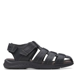 

Босоніжки Clarks Walkford Fish 26171793 Black Tumbled, Чорний