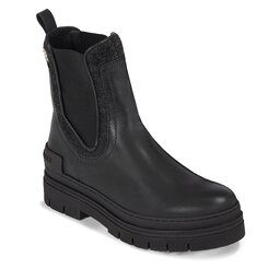 Tommy Hilfiger Ghete Jodhpur Tommy Hilfiger Feminine Felt Chelsea Bootie FW0FW07655 Black BDS