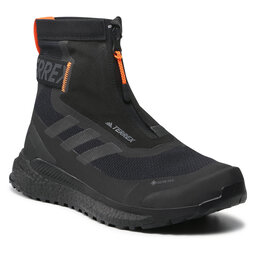 adidas Обувки adidas Terrex Free Hiker C.Rdy Gtx GORE-TEX FU7217 Core Black/Core Black/Orange