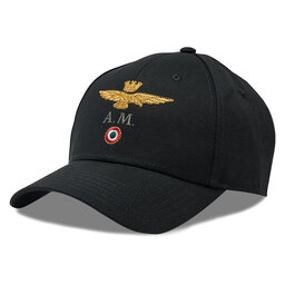 Aeronautica Militare Gorra con visera Aeronautica Militare 222HA1100CT2848 Jet Black 34300