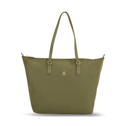 Tommy Hilfiger Borsetta Tommy Hilfiger Poppy Tote AW0AW15214 Putting Green MS2
