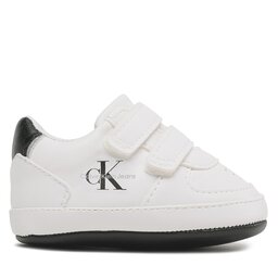 

Снікерcи Calvin Klein Jeans Velcro Shoe V0B4-80540-1582X002 White/Black X002, Білий