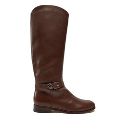 LAUREN RALPH LAUREN Kozačky ve vojenském stylu Lauren Ralph Lauren 802937804003 Hnědá