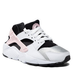 Nike Batai Nike Huarache Run (GS) 654275 115 White/Pink Foam/Grey Fog