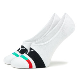

Набір 2 пар низьких дитячих шкарпеток Puma Kids Seasonal Footie 2P 938009 White Combo 01, Білий