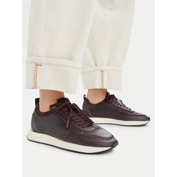 Calvin Klein Sneakers Calvin Klein Retro Runner Sock Panl Lth Neo HW0HW03118 Dunkelrot