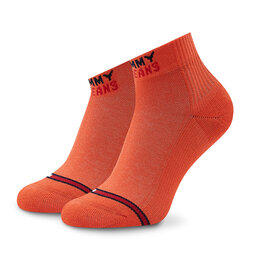 

Набір з 2 пар високих шкарпеток unisex Tommy Jeans 701218956 Coral/Yellow 006, Кольоровий