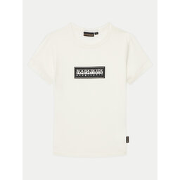 Napapijri Napapijri T-Shirt Chamois NP0A4ILE S Weiß Regular Fit