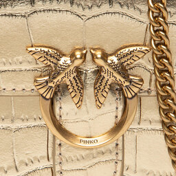 

Сумка Pinko Love Micro Bell Croco AL 22-23 PLTT 1P22T1 A03I Gold/Antiq ZZ6Q, Золотий