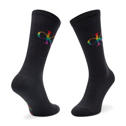 

Високі чоловічі шкарпетки Calvin Klein 701218924 Black 002, Чорний