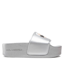 

Шльопанці KARL LAGERFELD KL80805 Silver Rubber, Срібний