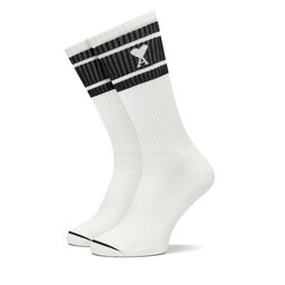 AMI PARIS Дълги чорапи unisex AMI PARIS USC001.AW0015 Бял