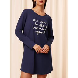 Triumph Triumph Spavaćica Nightdresses NDK 03 LSL X 10216556 Tamnoplava