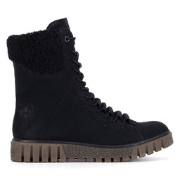Rieker Botki Rieker Y3467-00 Czarny