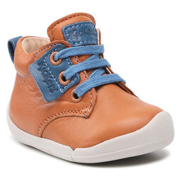 Kickers Šnurovacia obuv Kickers Wazzap 858400-10 Blue/Camel 116