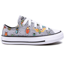 

Кеди Converse Ctas Ox 670705C Ash Stone/Black/Br, Сірий