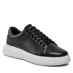 Calvin Klein Сникърси Calvin Klein Raised Cupsole Lace Up Luminous HW0HW01997 Ck Black BEH