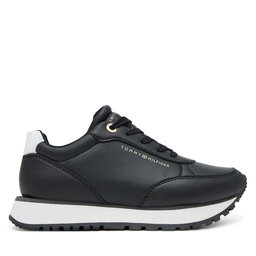 Tommy Hilfiger Sneakersy Tommy Hilfiger Low Cut Lace-Up T3A9-33996-1355X Czarny