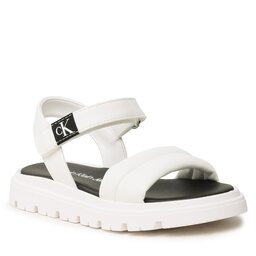 Calvin Klein Jeans Sandale Calvin Klein Jeans Velcro Sandal V4A2-80512-1614 White 100