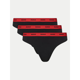 HUGO Hugo 3 db tanga 50480150 Fekete
