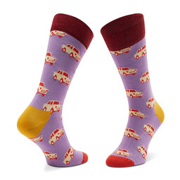 

Високі шкарпетки unisex Happy Socks CAR01-5000 Фіолетовий