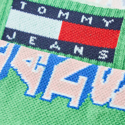 

Високі жіночі шкарпетки Tommy Jeans 701222683 Green 002, Зелений