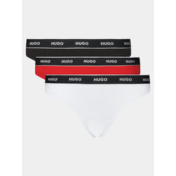 HUGO Hugo Σετ 3 τεμάχια στρίνγκ Triplet Thong 50480150 Έγχρωμο