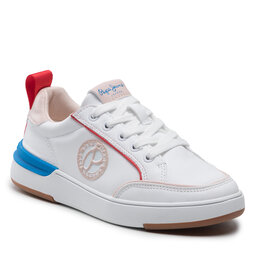 Pepe Jeans Sneakers Pepe Jeans Baxter Patch Girl PGS30539 White 800