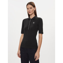 Tommy Hilfiger Tommy Hilfiger Pólóing WW0WW39820 Fekete Slim Fit