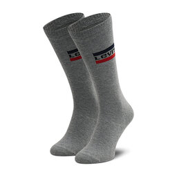 

Набір з 2 пар високих шкарпеток unisex Levi's® 37157-0554 Middle Grey Melange/Anthracite, Сірий