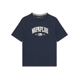 Napapijri Napapijri T-shirt S-Inot NP0A891F M Tamnoplava Loose Fit