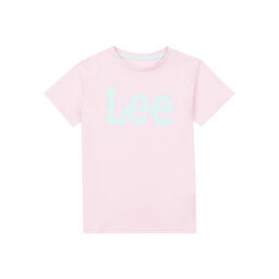 Lee Lee Marškinėliai Wobbly Graphic LEG5029 Rožinė Regular Fit