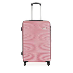 Semi Line Μεσαία Βαλίτσα Semi Line T5922-2 Ροζ