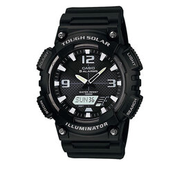 Casio Zegarek Casio Solar AQ-S810W-1AVEF Czarny