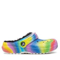 

Шльопанці Crocs Classic Lined Spray Dye Clog K 208081 White/Multi, Кольоровий